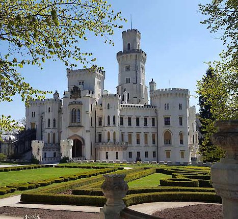 Schloss Frauenberg / Hluboka in Tschechien